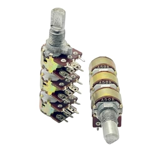 Potentiomètre RK12 A50K x 6 voies longueur axe 15mm solution volume instable