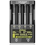 LiitoKala Lii-500S 18650 バッテリー充電器 18650 26650 21700 単三 単三電池 タッチボタン LCDディスプレイ用 バッテリー容量をテストする