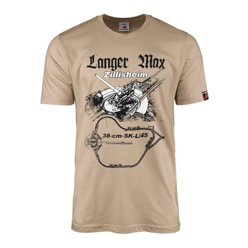 T-shirt long Max Kanone Zillisheim #43420 de 38 cm SK-L-45 avec son canon à charge rapide intégré