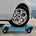 2-Piece Wheel Dolly Set, 8000 LBS Capacity Heavy Duty Car Mover with 360° Rotational Wheels for Cars, Trucks, Trailers, Motorcycles & Boats, Blue