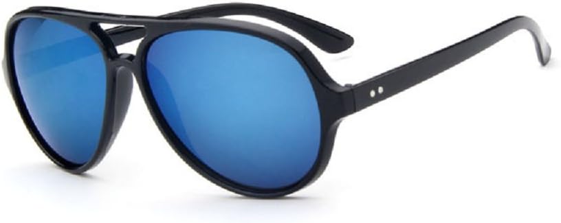 New Trendy Fashion sunglasses Neutralstyle Unisex sunglasses color film Birtyday Gift Present Party Gift (A00214 (Blue)