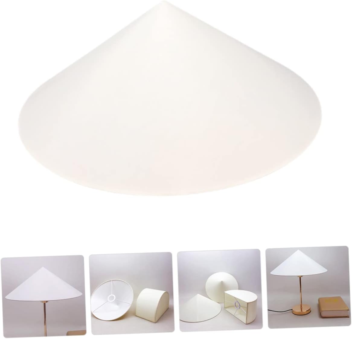 BESTonZON Creative Fabric Lampshade for Desk Lamp Easy Installation Durable Design Suitable for Living and Bedroom Decor Umbrella Style Cover