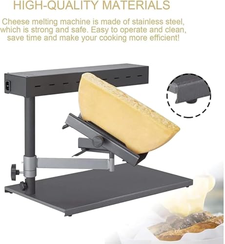 Machine à fondre le fromage à chauffage rapide en 40 secondes avec angle réglable - 6