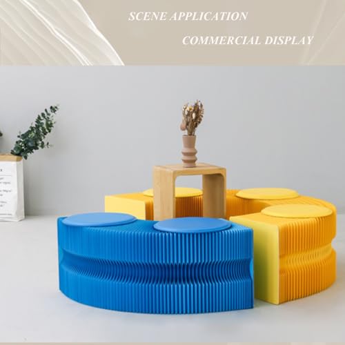 Banc en papier pliable imperméable et rétractable gain de place