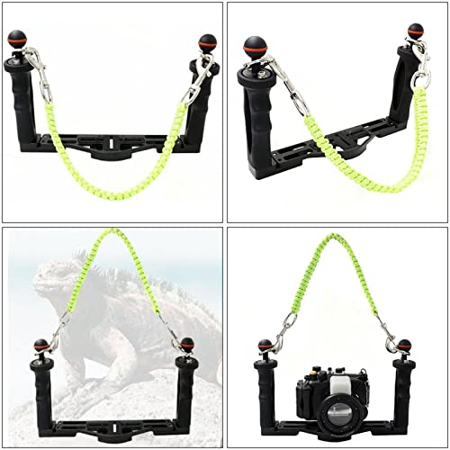 Correa de nailon resistente y acero inoxidable para cámara de buceo 7