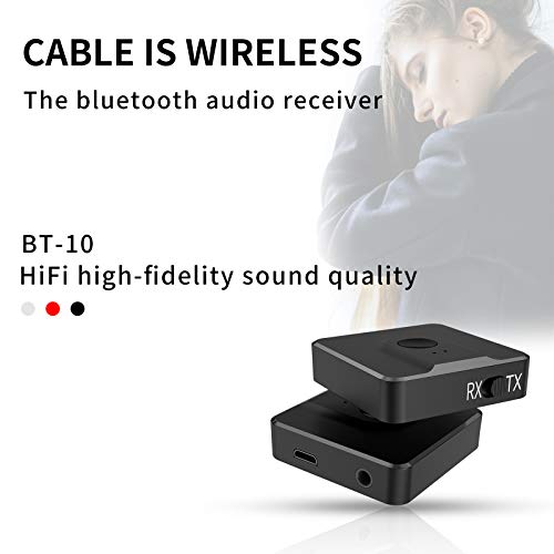 Tevimpeya 2-in-1 stereo, draadloos, audiozender en ontvanger Bluetooth 5. 0 twee modi - Image 4