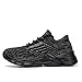 Wrezatro Men's Slip On Walking Shoes Running Comfortable Tennis Breathable Lightweight High Top Non Slip Athletic Gym Workout Casual Fashion Sneakers Black