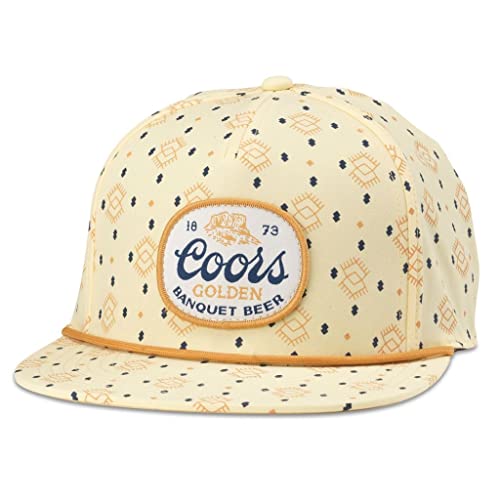 AMERICAN NEEDLE Coors Mojave Adjustable Snapback Baseball Trucker Hat (23007A-COORS-BUTR)
