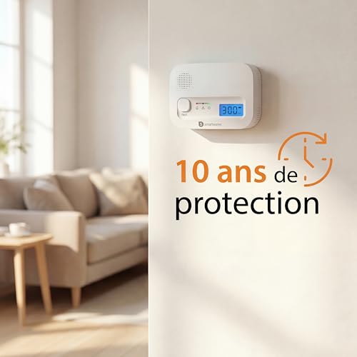 Détecteur de monoxyde de carbone pour sécuriser l'air de la maison