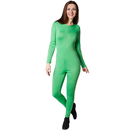dressforfun tectake Unisex Jumpsuit | Einfarbiger, super bequemer Jumpsuit | Hinten mit Schnüren zum Binden | Kann unter andere Kostüme angezogen Werden (M | Nr. 301649)