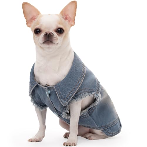 Chaleco de mezclilla para perro, tamaño XXX-Large miniatura 3