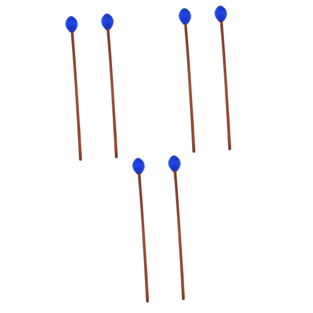 Abaodam 6stücke Marimba Mallets Zungentrommel Schlägel Leichte Für Percussion Instrumente Für Anfänger Und Musiker Mit Ausgewogenem Design Und Polierten Oberflächen