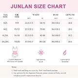 Junlan Women Shapewear Bodysuit Tank Tops Seamless Waist Trainer Vest Tummy Control Full Body Shaper(Black,XL-2XL) - Image 6