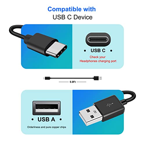 Usb C Wall Charger Charging Cable Power Cord Wire Compatible For Vankyo Matrixpad S10 S20 S21 S30 P31 P40,Dragon Touch Max10 Max10 Plus Tablet,Alcatel Joy Tab 2 & More Usb-C Tablet Charger (5Ft) #TOP1