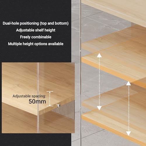 Support audio AV design à 3 couches en acrylique robuste avec étagères modulables - 6