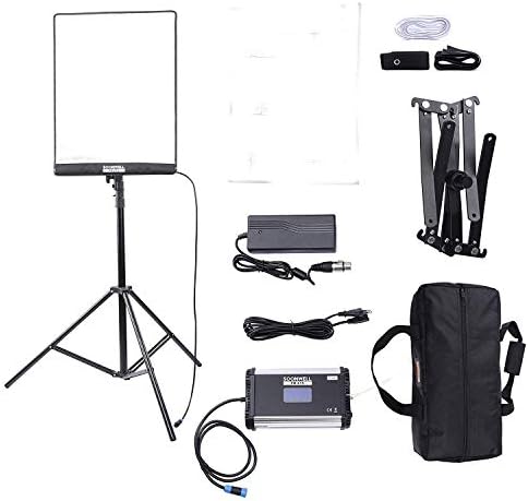 SOONWELL 100W 3000K-5600K Flexible LED Photo Light Rollable Photography 24x18in Video Soft Light Mat for Por Cinematographers, Photographers and Filmmakers with Rainproof Softbox