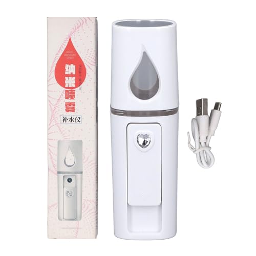 Nano Facial Mister, Wiederaufladbarer USB-Nebelsprüher, Mini-Gesichtsbefeuchter, Tragbare Reinigung der Poren, Feuchtigkeitsspendend, Feuchtigkeitsspendende Hautpflege,