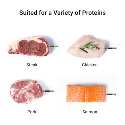 ThermoMaven Smart Bluetooth Wireless Meat Thermometer, 10X Enhanced Sub-1G Signal and Stability, Standalone Display Base, Certified Accuracy ±0.5°F, WiFi Unlimited Range for BBQ, Oven, Smoker, Grill image 9