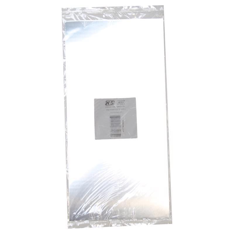 Image of K&S Precision Metals Stainless Steel Strip 87187 - 0.030 inch Thick x 6 inch Wide x 12 inch Long - DIY Crafts, Metalworking, Automotive, Made in USA - 1 Sheet