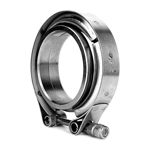 Opiniones y reviews de Tubos de escape de esta semana. 50 Abrazadera de Banda en V para Tubo de Escape Turbo de 2,5 Pulgadas con Kit de Brida de 2 Piezas, Acero Inoxidable, Fabricación de Precisión, Se Adapta Al de Escape Turbo