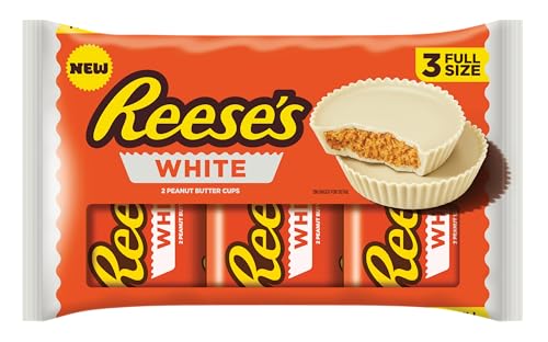 Reeses Peanut Butter White 2 Cup 3pk 118g