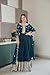 Heni Fashion Indian Style Silk Designer Sequence Embroidered Anarkali Gown Dress With Dupatta Ready To Wear