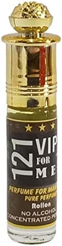INDRA SUGANDH BHANDAR 121 VIP Attar for Men & Women | Alcohol-Free Perfume Oil | Natural Essential Oil Based Fragrance | 6ml Roll On | Travel Size Ittar