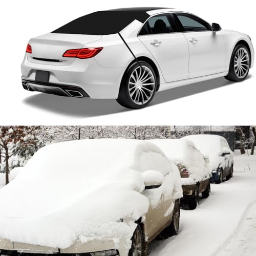 Yadiraom Heckscheibenabdeckung, Auto Heckscheibe Scheibenabdeckung, 190D Silbertuch Windschutzscheibenabdeckung für Autos, scheiben Abdeckung Winter, Schnee Frost EIS Staub UV Strahlen (140 x 80cm)