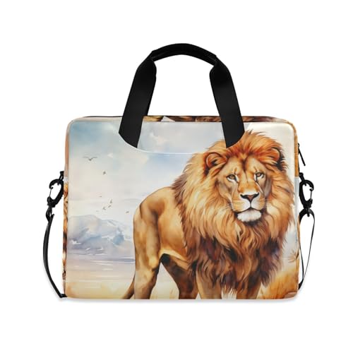 Maletín para laptop 13-15.6 pulg ALAZA Lion in Field miniatura 1