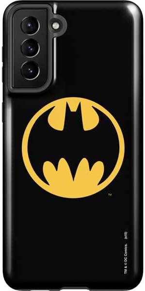 Skinit Pro Phone Case Compatible with Galaxy S21 FE - Officially Licensed DC Comics Batman Movie 1989 Logo Design