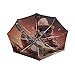 KAAVIYO Cool Music Christmas Skull Umbrella Windproof Automatic Foldable Umbrells Auto Open Close for Men Women Kids