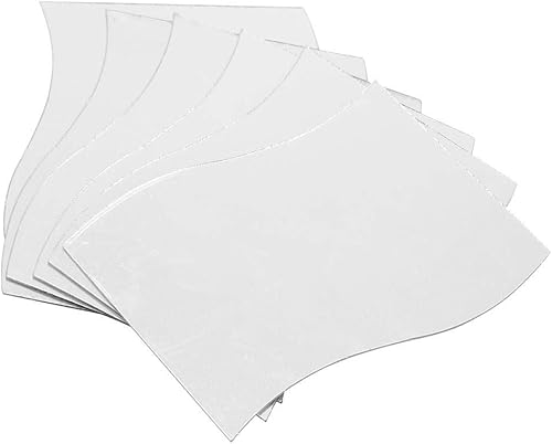 Juego de 6 calcomanías de pared de espejo, espejo de pared con ondas, azulejos acrílicos extraíbles para decoración del hogar, sala de estar,