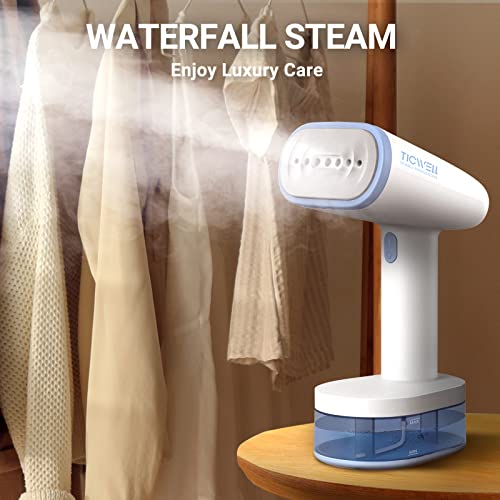 Ticwell Steamer For Clothes Steamer, Fashion Handheld Clothing Steamer For Garments, 1500W Powerful Portable Travel Steamer,50Ml High Capacity 15Mins Continuous Steam, 25S Fast Heat-Up, Light Steam Iron For Travel And Home #TOP7