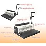Rayson TD-1500B34 Binding Machine, Square Size Holes, 3:1 Pitch Wire-O Binder Punch 15 Sheets/Bind 130 Sheets with Sturdy Metal Construction - Image 3