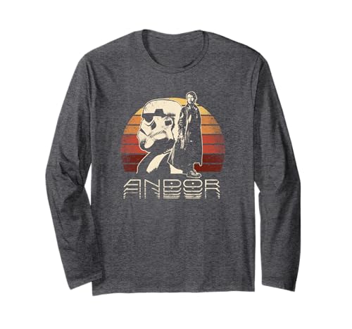 T-shirt Star Wars Andor Cassian manches longues pour éviter le froid avec un style geek chic