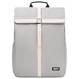 Rucksack Damen mit 17,3 Zoll Laptopfach,Damentaschen Schulrucksack Mädchen Teenager mit USB-Ladebuchse,Reise Zubehör Rucksack Schwimmtasche Fahrradtasche für Universität Arbeit,Wasserdicht,Grau