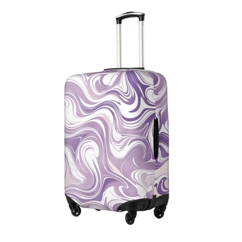 Purple Print Travel Luggage Cover Elastic Baggage Protector Fits 22-24 Inch Luggage Suitcase Covers2
