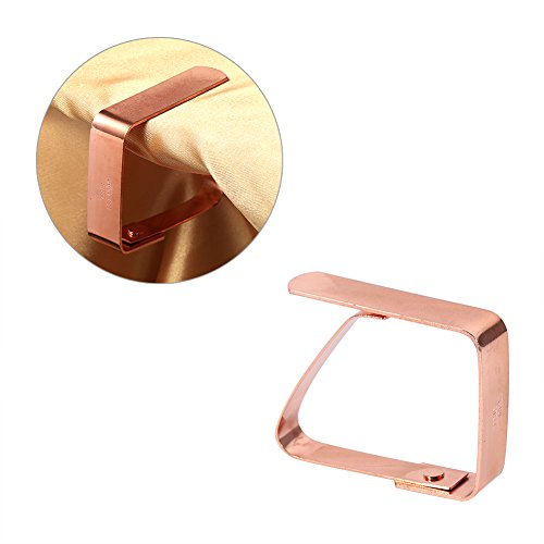 Tafelkleed Klem Winderig Picknick Tafel Klemmen Staal Materiaal Roestvrij Staal Gemaakt 4 X 5cm voor Tafels Onderaan 3… - Image 6