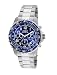 Invicta Men's 6621 II Collection Chronograph Stainless Steel Silver/Blue Dial Watch