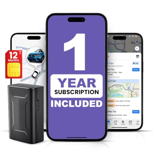 Image of Portable Wireless 10000mAh 3Years Standby GPS Tracker Fit Any Vehicles Car Bike No Wiring, Hidden Magnetic GPS for Kids Bags Personal Items w /Real-time GeoFence 10+ Alerts, 1Yr Android iOS