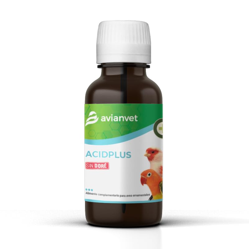 Avianvet Acidplus | Suplemento alimenticio líquido con Ácidos Orgánicos para pájaros | Elimina...