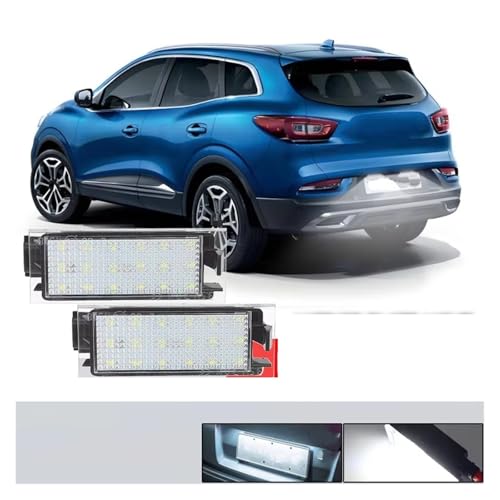 Luces LED coche de matrícula para Renault Clio Twingo Megane Master 2Uds 2
