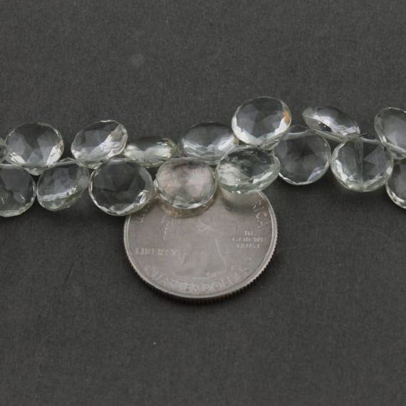 Améthyste verte perles cœurs facettés 10mm LKBEADS pour créer vos bijoux d'été