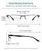 Cyxus Blue Light Blocking Computer Glasses for Men Semi Rim Glasses Crystal Lens UV Blocking Gaming Eyeglasses Black Frame