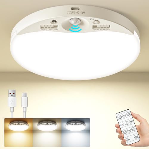 Zemty Rechargeable Motion Sensor Ceiling Light