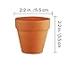 72 Pcs Small Mini Clay Pots - 2'' Terracotta Pot Ceramic Pottery Planter Terra Cotta Flower Pot Succulent Nursery Pots Great for Windowsill, Cactus Plant, Crafts, Wedding Favors Baby Shower