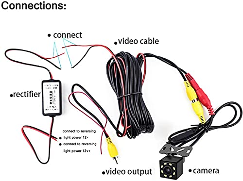 Car Filter Rectifier, 12V DC Power Relay Capacitor Filter Connector Rectifier for Car Rear View Backup Camera - Image 5