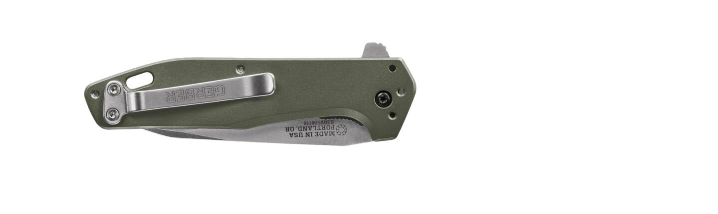 Gerber Taschenklappmesser, Klingenlänge: 7,62 cm, Fastball Finger Flip Knife, Edelstahl