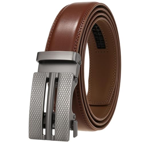 Ceinture homme cuir véritable ajustable sans trou largeur 3 cm