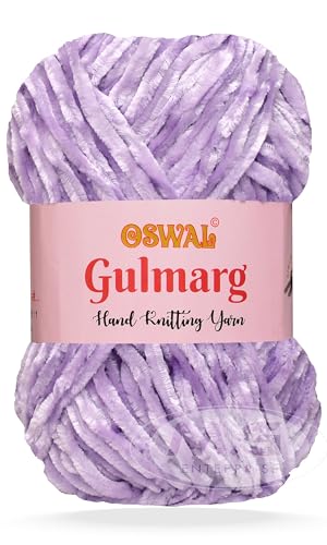 M.G Knitting Chunky Velvet Yarn, Gulmarg 100 GMS Best Used with Knitting Needles, Crochet Needles Wool Yarn for Knitting.-H Art-BABG